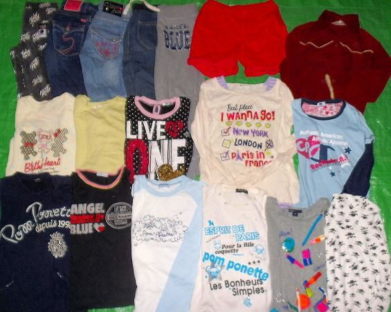 女の子150~秋冬28点大量福袋ダッフルコート・ポンポ・エンジェル