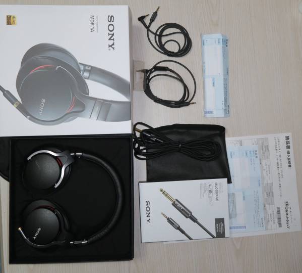 【新品同様】MDR-1A 箱 保証書等全て有＋別売ケーブル 送料無料