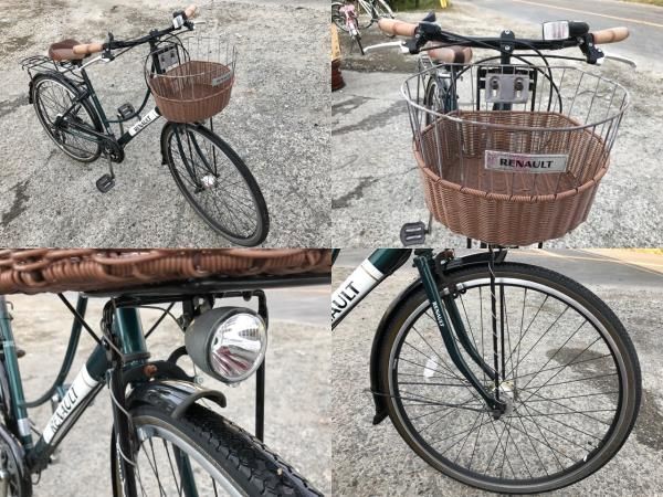 RENAULT/ルノー☆26インチ 自転車 緑/中古/岐阜 (Y)