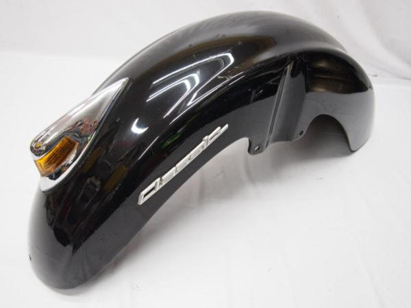 ドラッグスター400C純正フロントフェンダー_割れ無し仕上げに