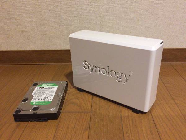 NAS Synology DiskStation DS115j + HDD 2TB 送料無料