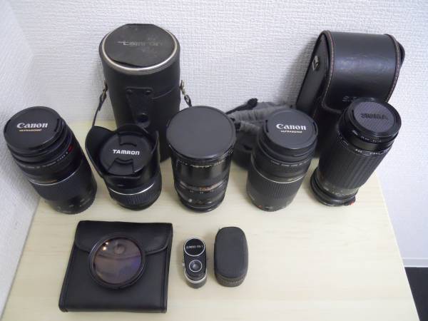 Canon　SIGMA TAMRON レンズ 5点 まとめて おまけ付 ジャンク品