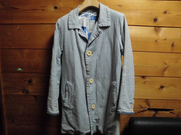 VISVIM MIES COAT (INDIGO CHECK) LAMOSHIRT 101 NORAGI