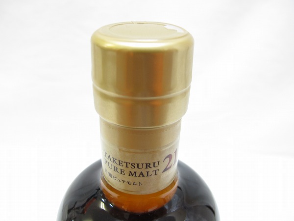 【未開栓】ニッカ 竹鶴 21年 ピュアモルト 700ml ウイスキー