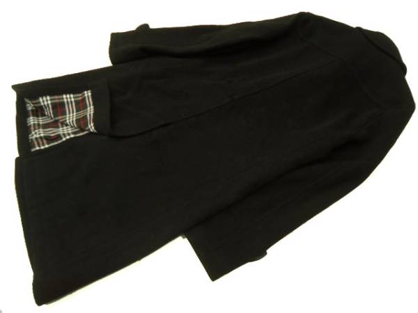 最終価格【美品】BURBERRY LONDON カシミヤ混　チェスターコート　黒 バーバリー ブラックレーベル BURBERRY London England ウールカシミヤ