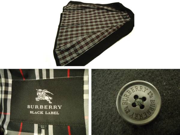 バーバリー ブラックレーベル BURBERRY London England ウールカシミヤ