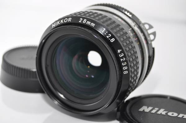 ★ほぼ新品級★ニコン Nikon Ai NIKKOR 28mm F2.8★光学美★848