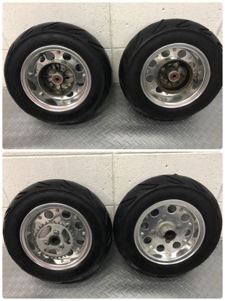 HONDA モンキー ゴリラ 社外品アルミホイルタイヤセット