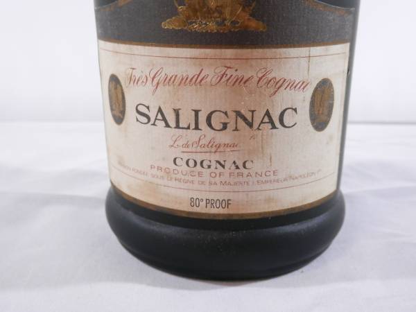 値下げしました SALIGNAC V.S.O.P. コニャック Cognac VSOP Salignac online Shop サリニャックVSコニャック UZ30 古