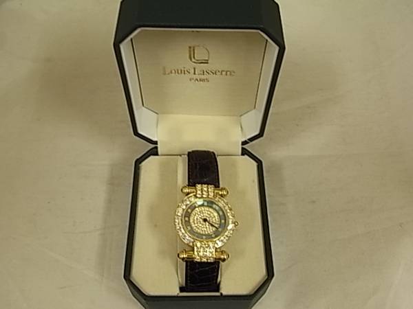LOUIS LASSERRE ルイ・ラセール 腕時計 REALDIAMOND 電池交換 箱