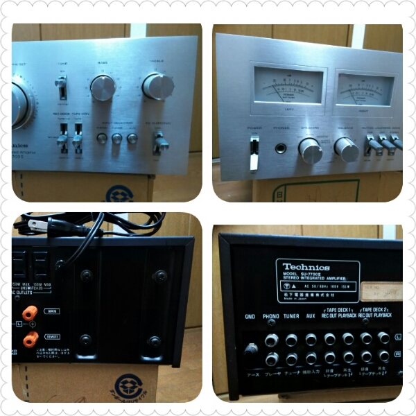 Technics SU-7700Ⅱ ジャンク扱い 現状 テクニクス SU-7700 ステレオ