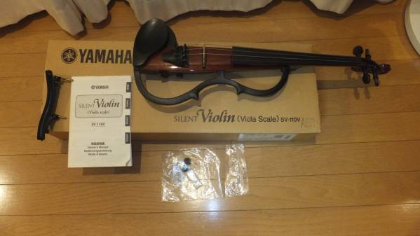 ☆サイレントバイオリン YAMAHA SV110Vビオラスケール中古 ☆ YAMAHA