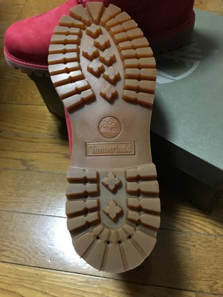 ティンバーランド 半額 新品 ティンバーランド 赤 25.5㎝(US 7 1/2) 6 