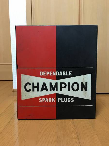 CHAMPION spark チャンピオン プラグ キャビネット 美品 xctox 【公式