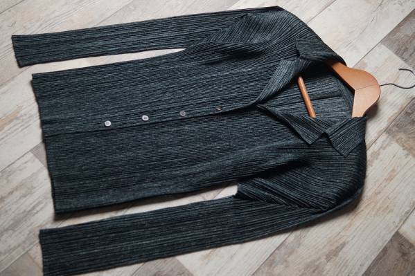 プリーツプリーズ PLEATS PLEASE/長袖プリーツブラウス サイズ3