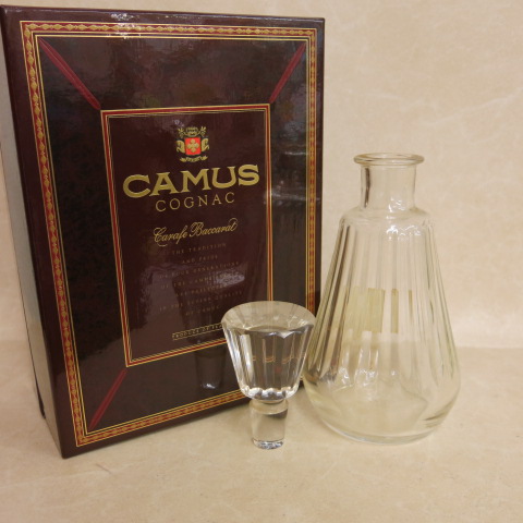 インテリア小物 CAMUS カミュ トラディション 空瓶 クリスタル 替栓