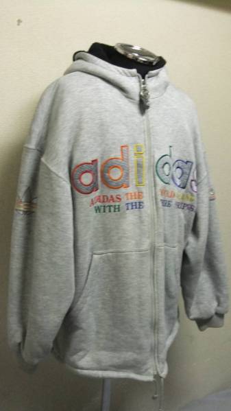 ◆adidas◆アディダス パーカー◆サイズ O　裏地有 冬用◆