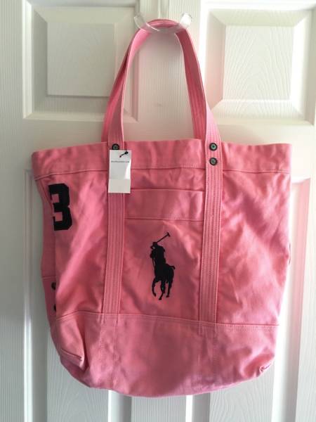 POLO Ralph Lauren ラルフローレン トートバッグ 新品本物 Pink