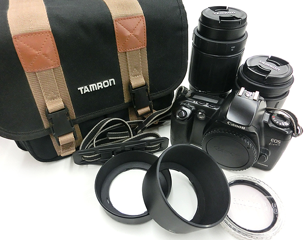 CANON/キャノン EOS kiss フィルムカメラ バッグ レンズ セット