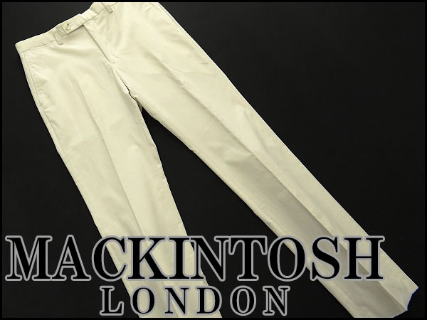 新品3万!マッキントッシュロンドン コーデュロイパンツL白P13696