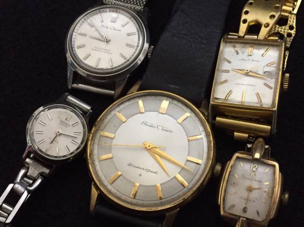 1065 SEIKO セイコー/手巻 腕時計/5点セット まとめて