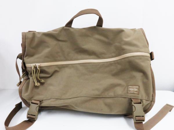 メッセンジャーバック　ポーター　カーキ　m_b