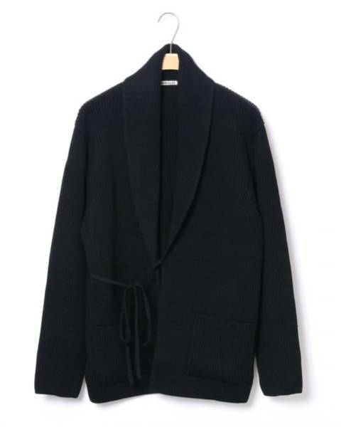 超美品 auralee 16fw スーパーファインウールリブニットガウン 4