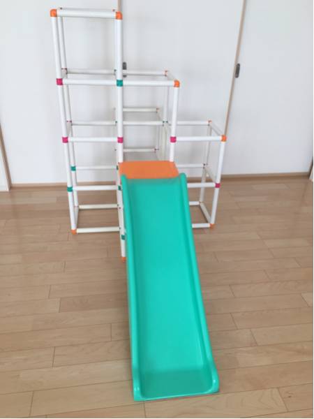 白いわんぱくジム ピープル ジャングルジム 室内遊具 4段 知育玩具 