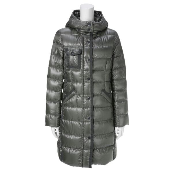 メルヴェイユヴァント グログラントリミング 軽量ダウンコート 