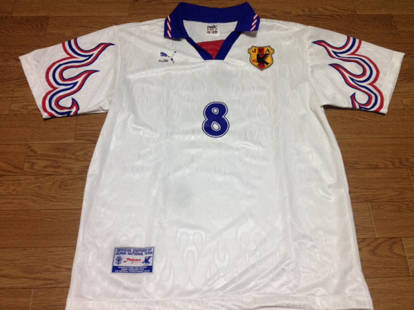 □96-97 日本代表 AWAY 中田英寿 半袖ユニフォーム□ 1998 【公式通販】