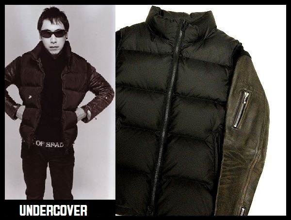 最終値下げ!! JONIO愛用 アンダーカバー Arts期 袖レザーダウン 超希少Lady's1