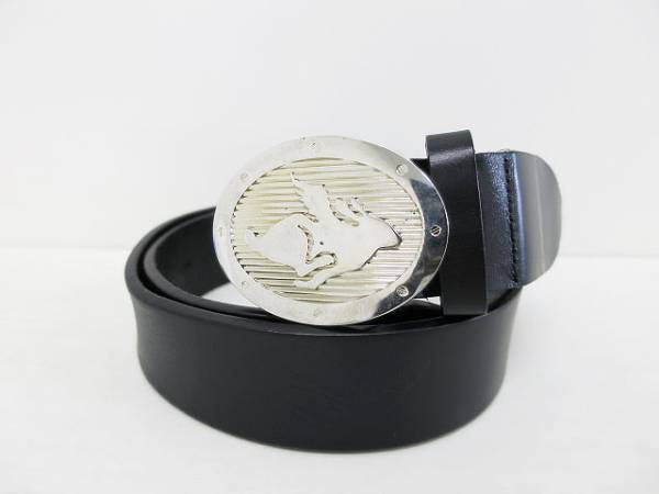 PEARLY GATES パーリーゲイツ レザーベルト 黒 メンズ al1611b