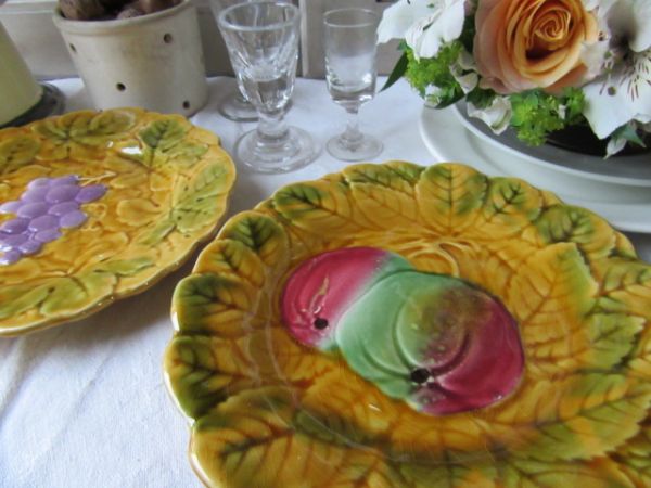 (仏) ヴィンテージ　サルグミンヌ　バルボティーヌ　プレート2枚