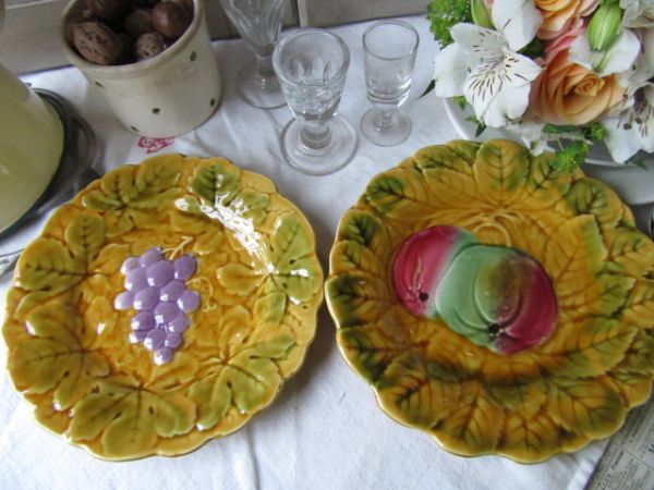 (仏) ヴィンテージ　サルグミンヌ　バルボティーヌ　プレート2枚