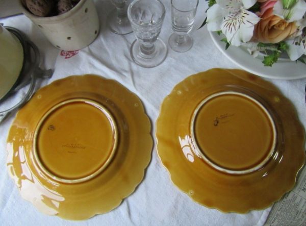 (仏) ヴィンテージ　サルグミンヌ　バルボティーヌ　プレート2枚