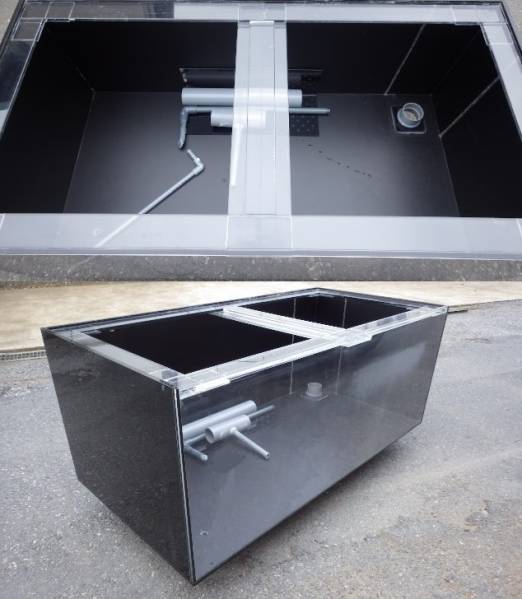アクリル水槽 1500×750×600 3重管オーバーフロー水槽 オーバーフロー 