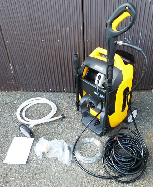 N0595 RYOBI/リョービ AJP-2100GQ 高圧洗浄機 50Hz 自吸機能付 京セラ