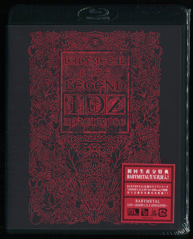 【初回写真付Blu-ray】 BABYMETAL LIVE LEGEND I，D，Z APOCALYPSE