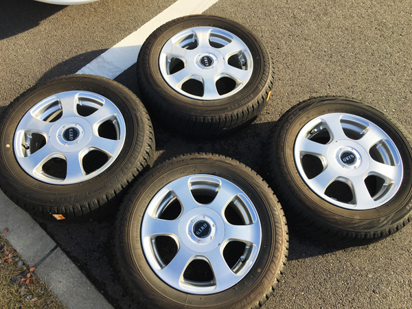 175/65R14★スタッドレス ブリジストン コペン マルチ：送料着払