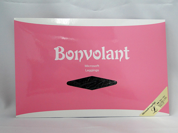 ボンボラン　マイクロソフトレギンス　Lサイズ/黒◇新品未開封