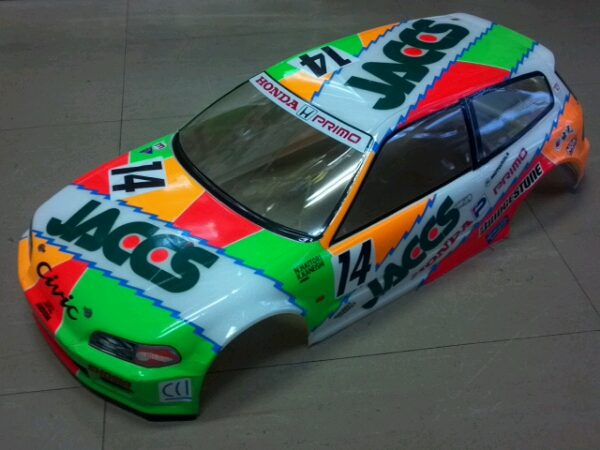 ホンダ シビック EG6 ラジコンボディ JACCS 未走行 ボディ 自動車