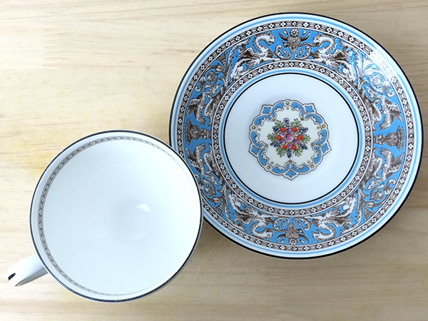 ウエッジウッド カップ＆ソーサー 4客セット ブルー 英国製