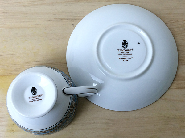 ウエッジウッド カップ＆ソーサー 4客セット ブルー 英国製