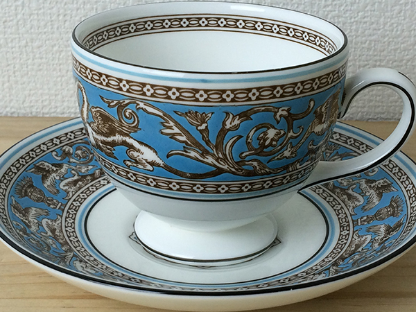 ウエッジウッド カップ＆ソーサー 4客セット ブルー 英国製