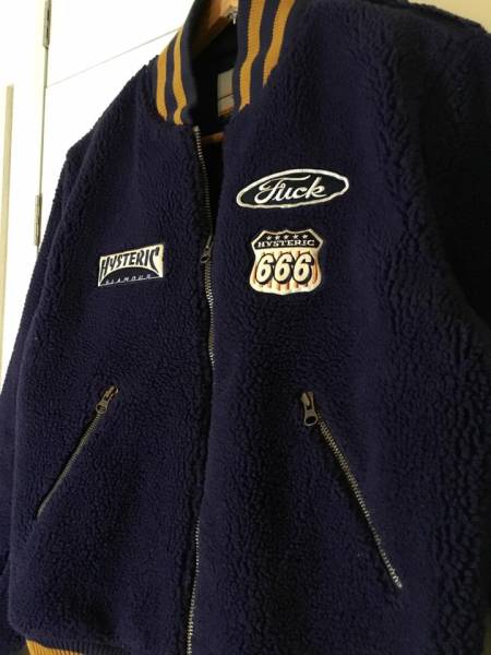 HYSTERIC GLAMOUR ヒステリックグラマー ZIP フリーススタジャン 女性