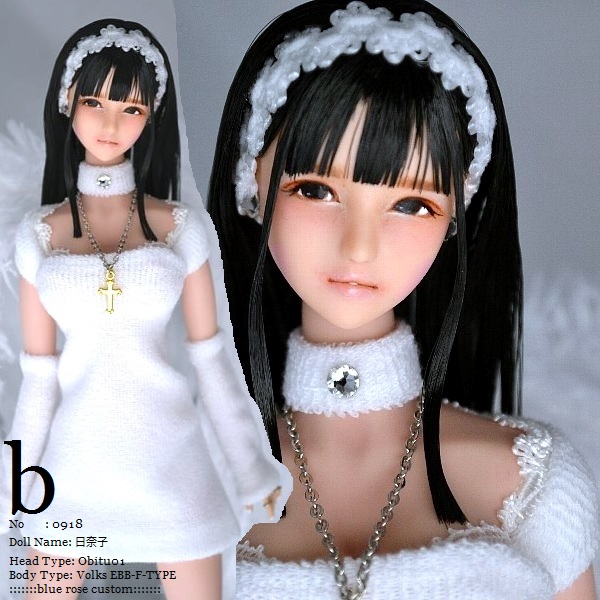 blue rose*1/6カスタムドール◇日奈子◇美肌☆植毛☆CUSTOMDOLL(本体