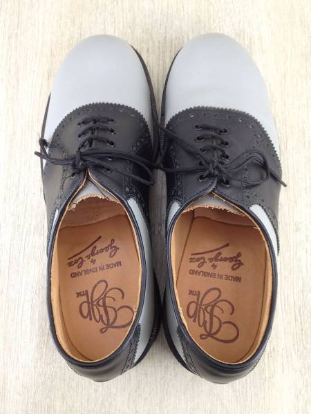 The Stylist Japan◆サドルシューズ/UK7.5/GRY