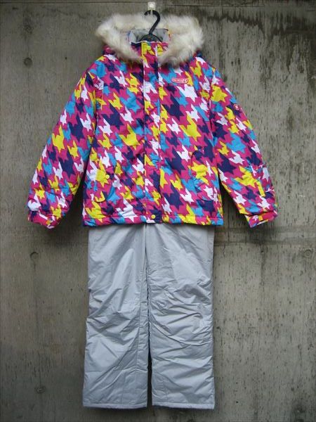 サイズ調節機能付きスキーウェア　160　＃3757260A　送料無料