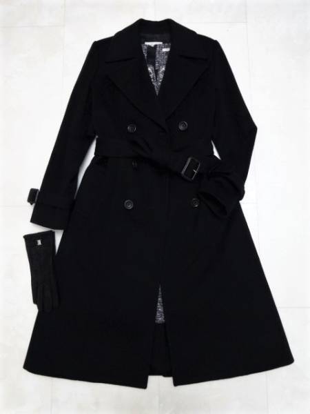 M-PREMIER 美品 カシミヤ100%高級ラインコート！！ m-i-d | M 繊維の 