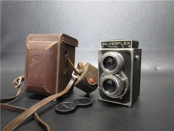 ★④ケース付 SILVER FLEX MODEL S 二眼レフカメラ